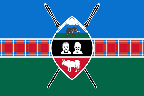 Kajiado County flag