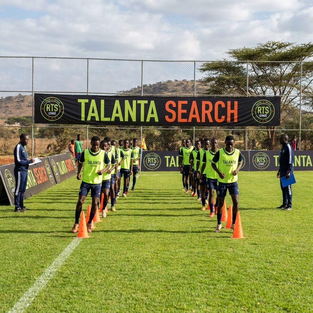 A Raila Talanta Search team together before a match